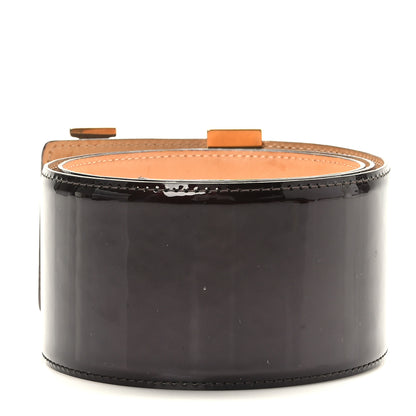 Louis Vuitton Patent LV Facettes Belt 75 30 Amarante 2 of 8