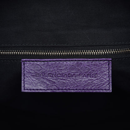 Balenciaga Agneau Classic Gold Hardware Velo Dark Violet 7 of 12