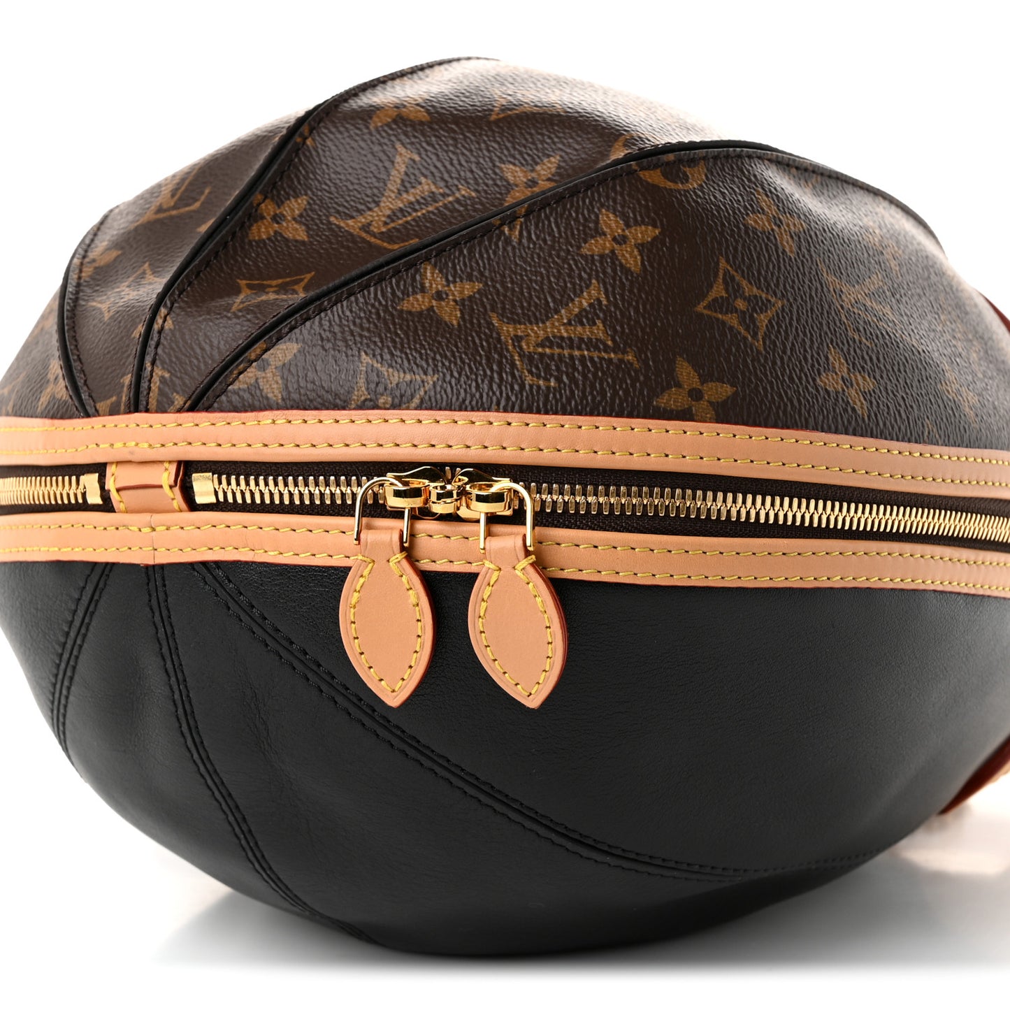 Monogram Braided Egg Bag Black