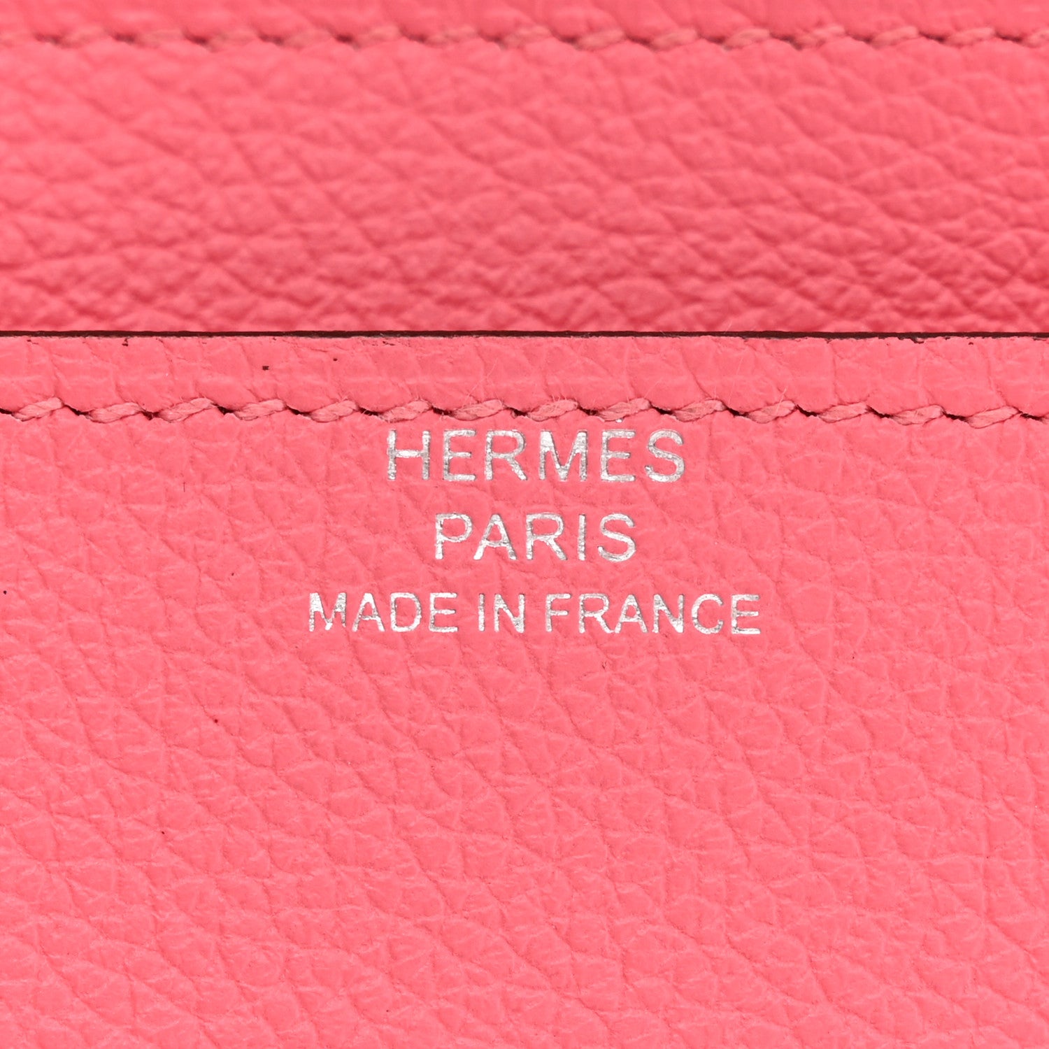 Hermes Evercolor Constance Long Wallet Rose Lipstick 6 of 7