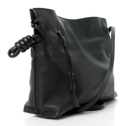 Loewe Nappa Medium Flamenco Knot Bag Black 3 of 10