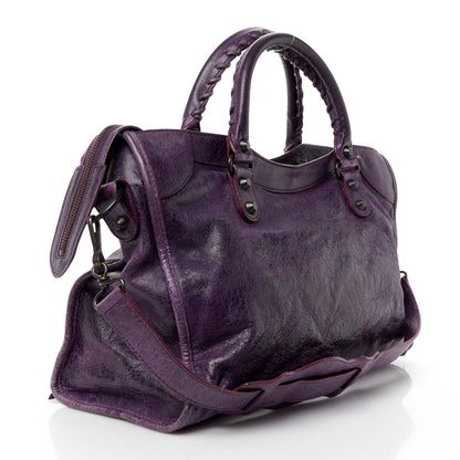 Balenciaga Agneau Classic Hardware City Raisin 4 of 17