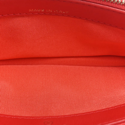 Chanel Caviar Quilted Small Clutch With Chain Red 5 of 11