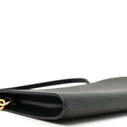 Louis Vuitton Epi Pochette Accessories 24 Black 9 of 10