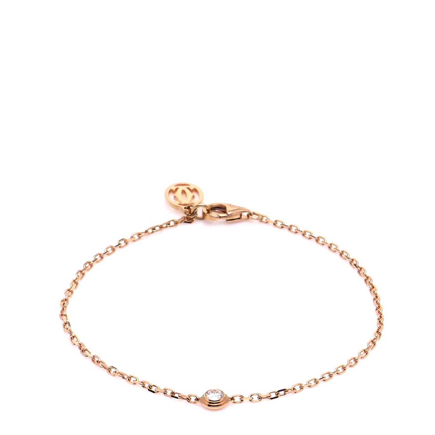 18K Pink Gold Diamond SM D'Amour Bracelet