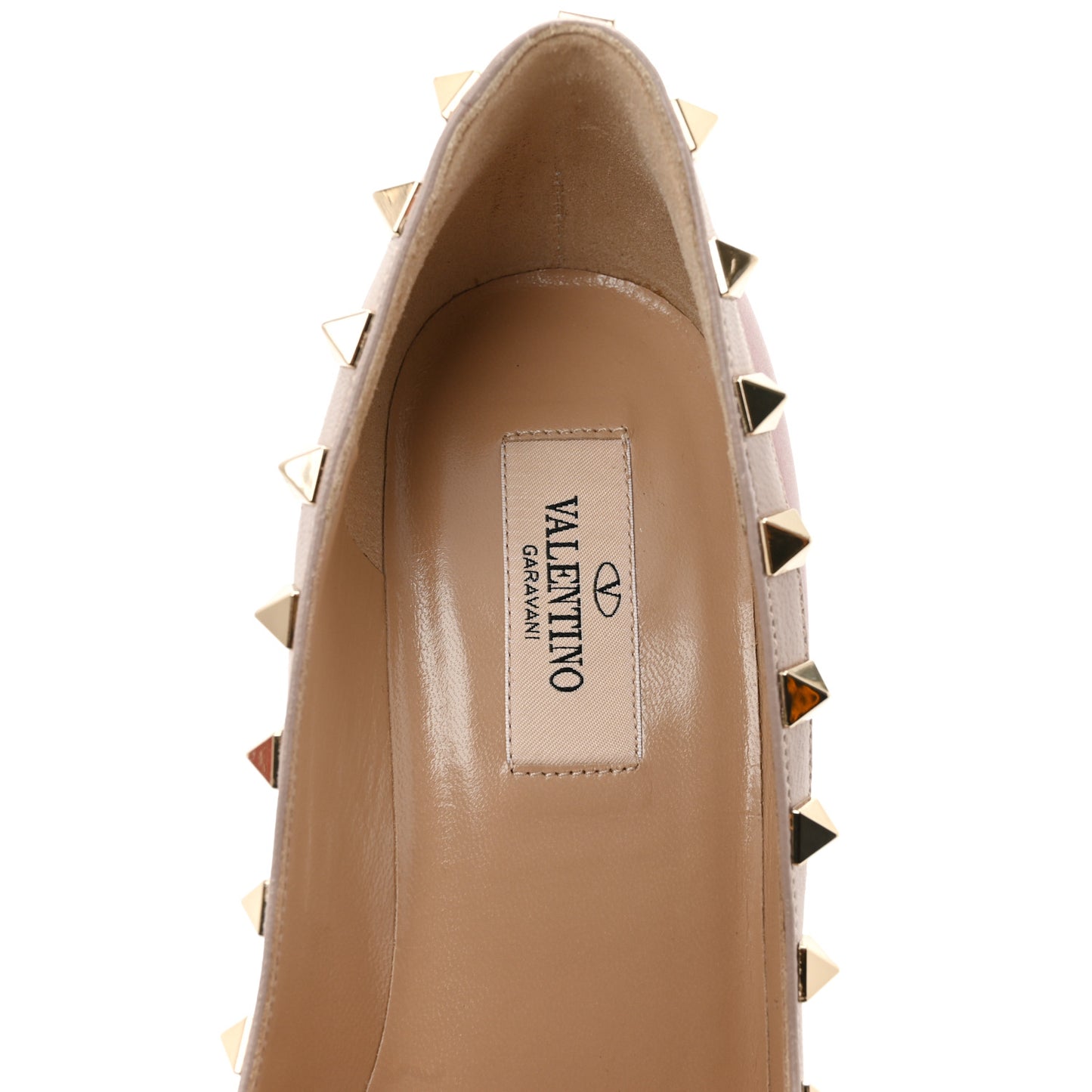 Calfskin Rockstud 85mm Pumps 37.5 Rosso Valentino Poudre
