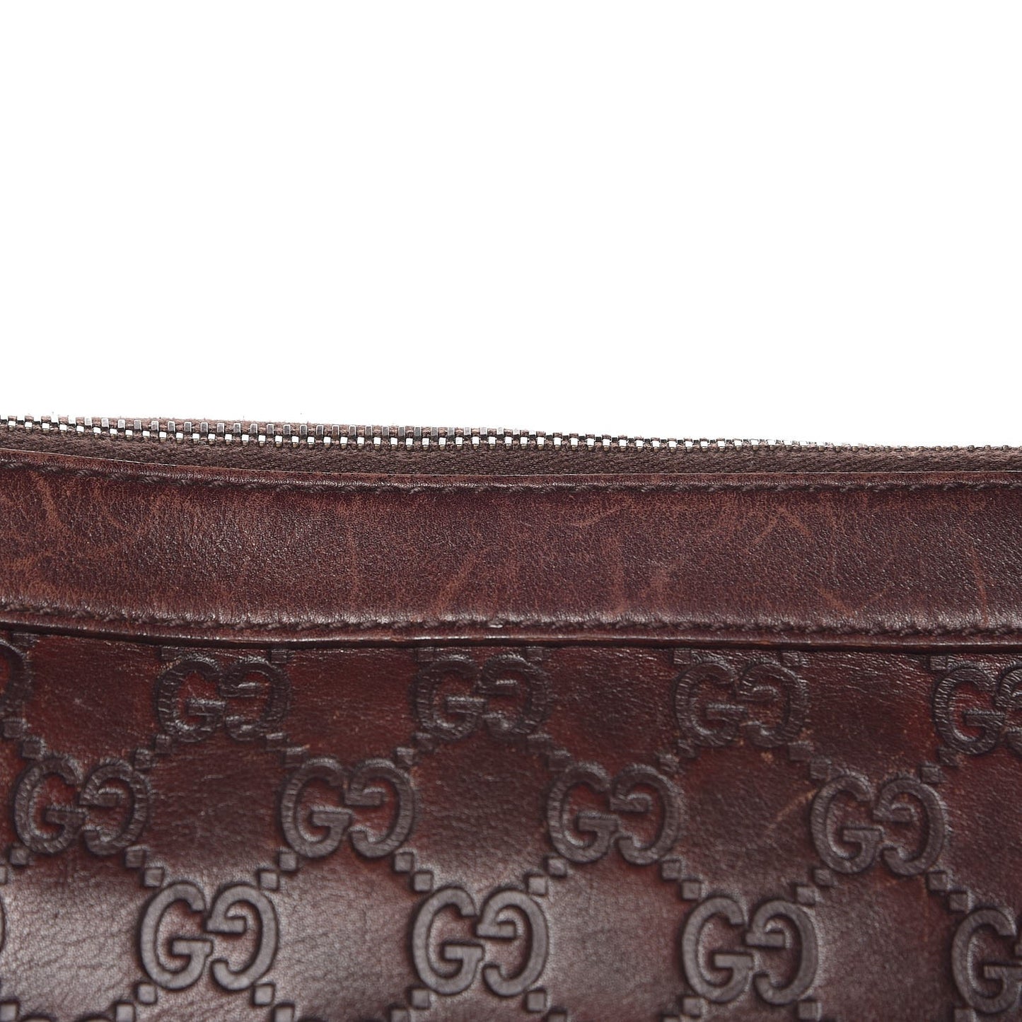 Guccissima GG Messenger Bag Chocolate
