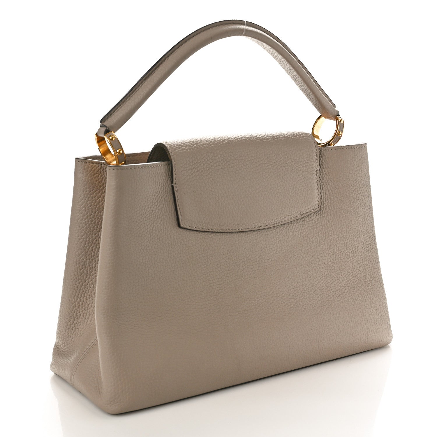 Louis Vuitton Taurillon Capucines MM Galet 3 of 11