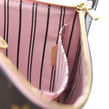 Louis Vuitton Monogram Neverfull MM GM Pochette Rose Ballerine 7 of 7