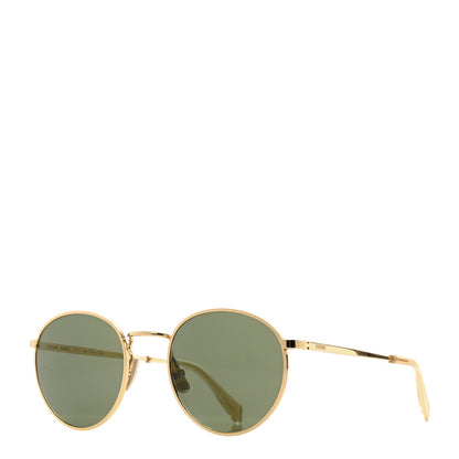 Celine Metal Round Sunglasses CL40100U Gold 1 of 6