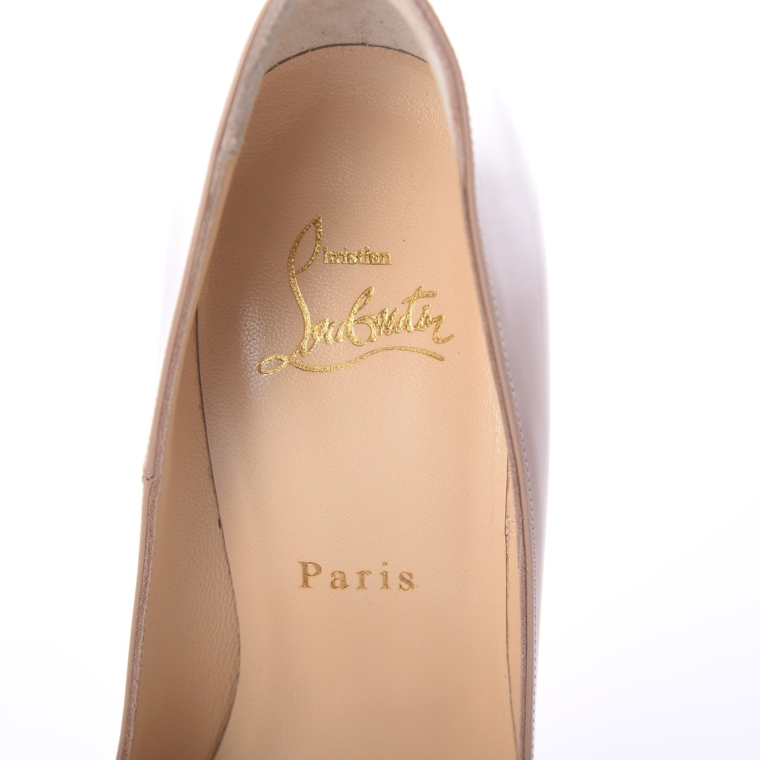 Christian Louboutin Patent So Kate 120 Pumps 36.5 Nude 5 of 7