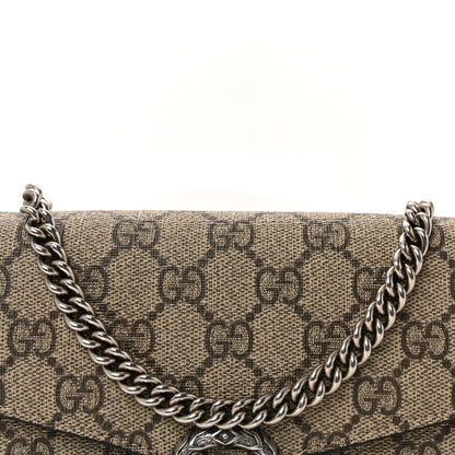 Gucci GG Supreme Monogram Mini Dionysus Chain Wallet Beige Taupe 7 of 9