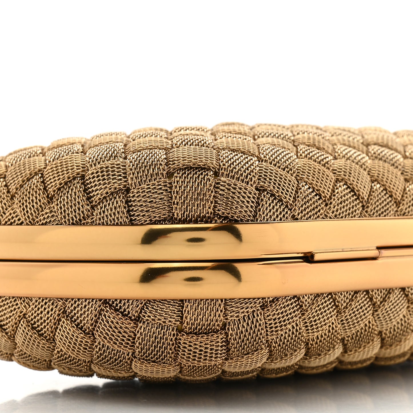 Intreccio Oro Bruciato Knot Clutch