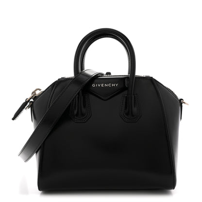 Givenchy Shiny Lord Calfskin Mini Antigona Black 1 of 12