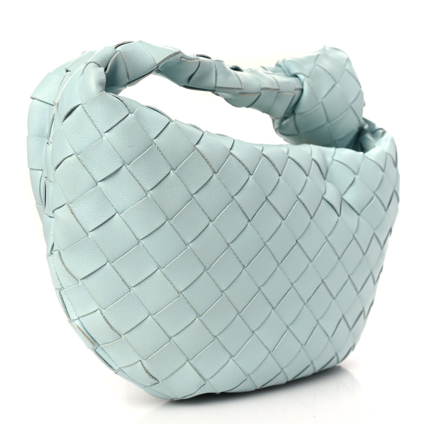 Nappa Intrecciato Mini Jodie Pale Blue
