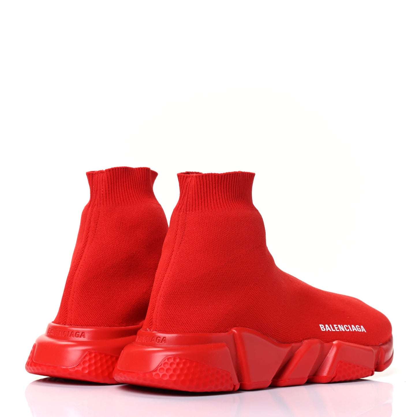 Neoprene Knit Mens Speed Sneakers 40 Rouge
