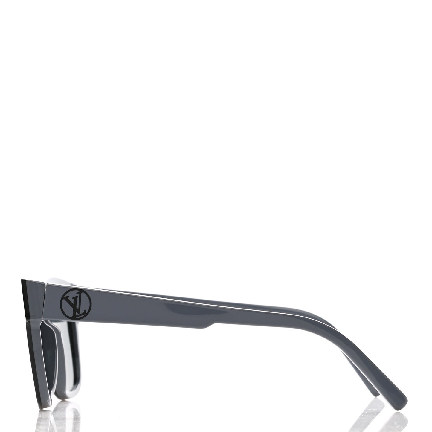 Acetate Outerspace Square Sunglasses Z1093W Black Grey