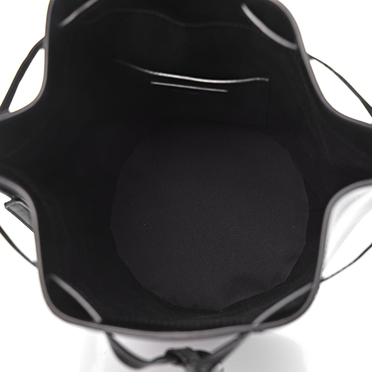 Smooth Calfskin Medium Talitha Bucket Bag Black