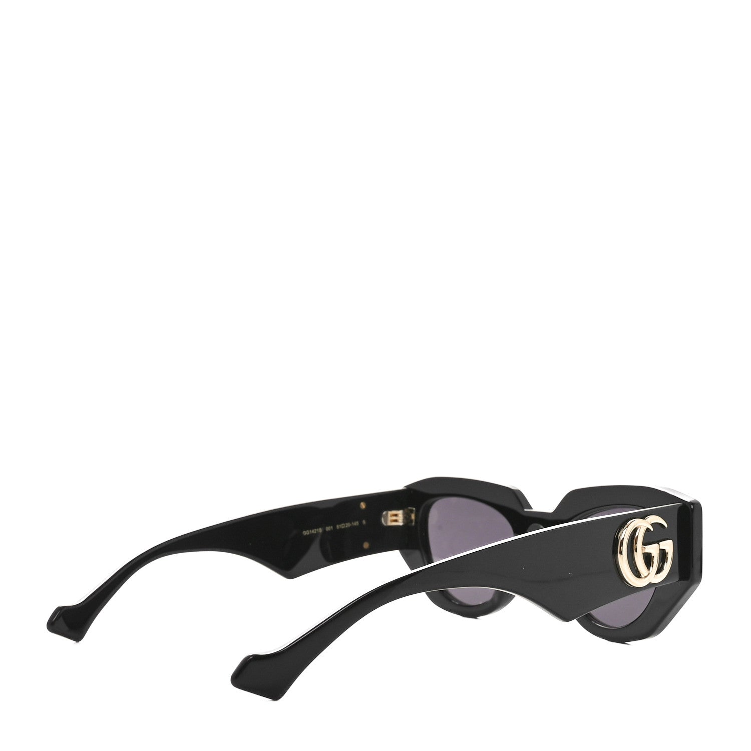 Gucci Acetate Cat Eye Sunglasses GG1421S Black 3 of 7