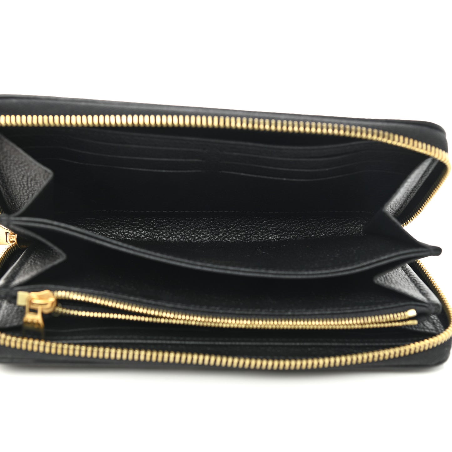 Empreinte Monogram Giant Zippy Wallet Black Beige