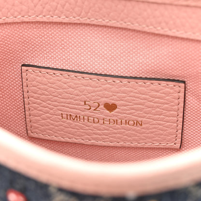 Gucci New Denim GG Monogram Calfskin Love Parade Mini Jackie 1961 Hobo Light Pink 6 of 10