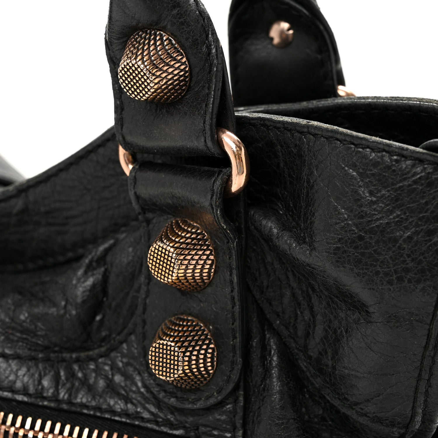 Balenciaga Agneau Giant 21 Rose Gold Hardware City Black 13 of 17
