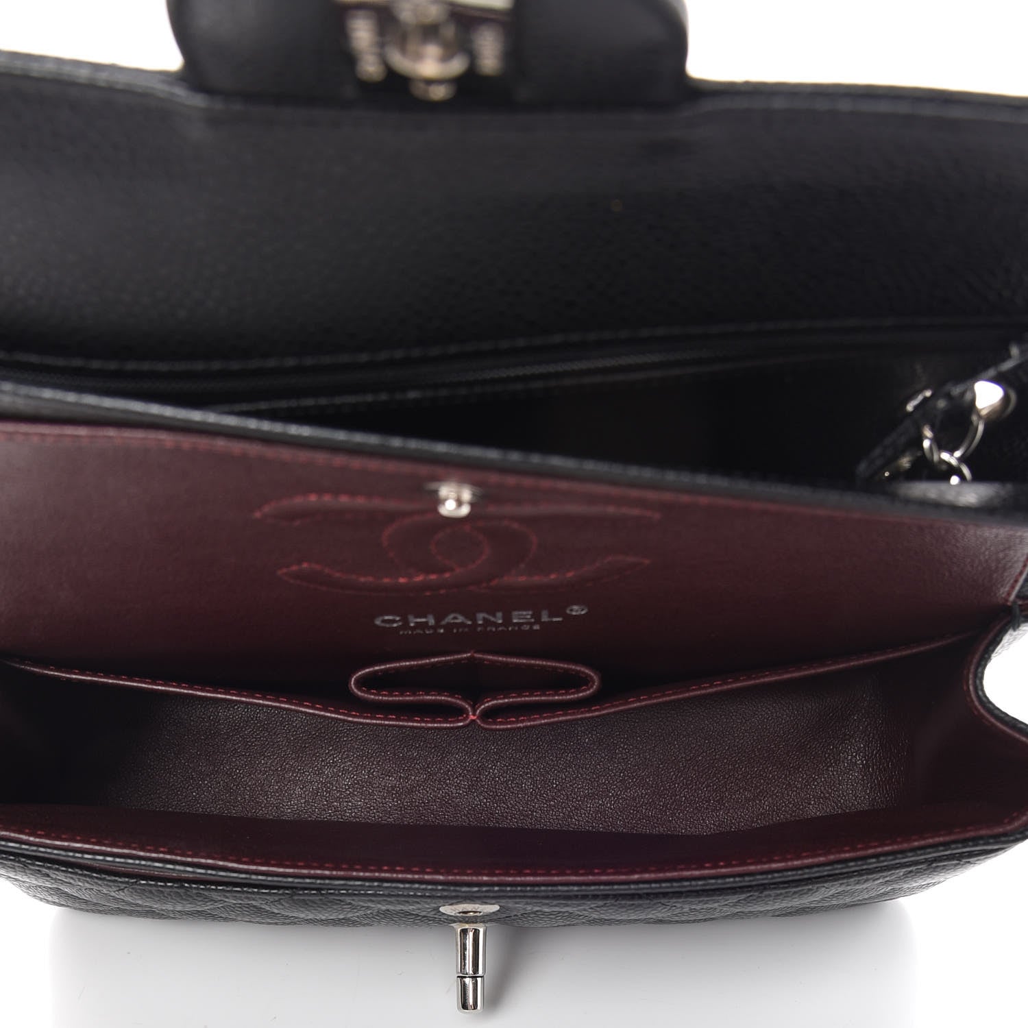 Chanel Caviar Quilted Small Double Flap Black 7 of 10