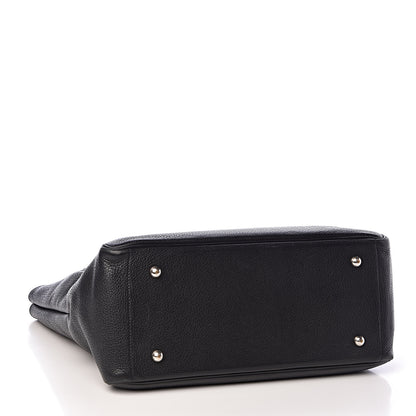 Hermes Taurillon Clemence Victoria II Cabas 32 Black 4 of 9