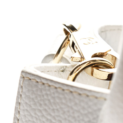 Chanel Grained Calfskin Mini Neo Executive Shopper Tote White 13 of 16