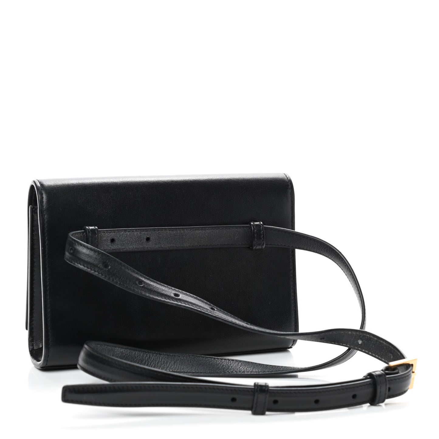 Smooth Calfskin Monogram Palm Tree Kate Belt Bag Black