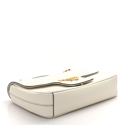 Prada Saffiano Flap Shoulder Bag Talco 4 of 9