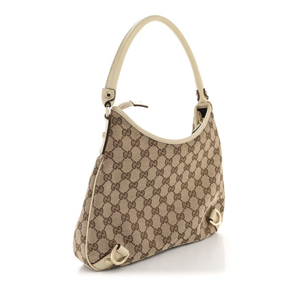 Gucci Monogram Medium Abbey D Ring Hobo Off White 3 of 13