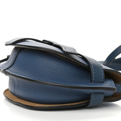 Loewe Grained Calfskin Mini Gate Crossbody Bag Steel Blue 8 of 8