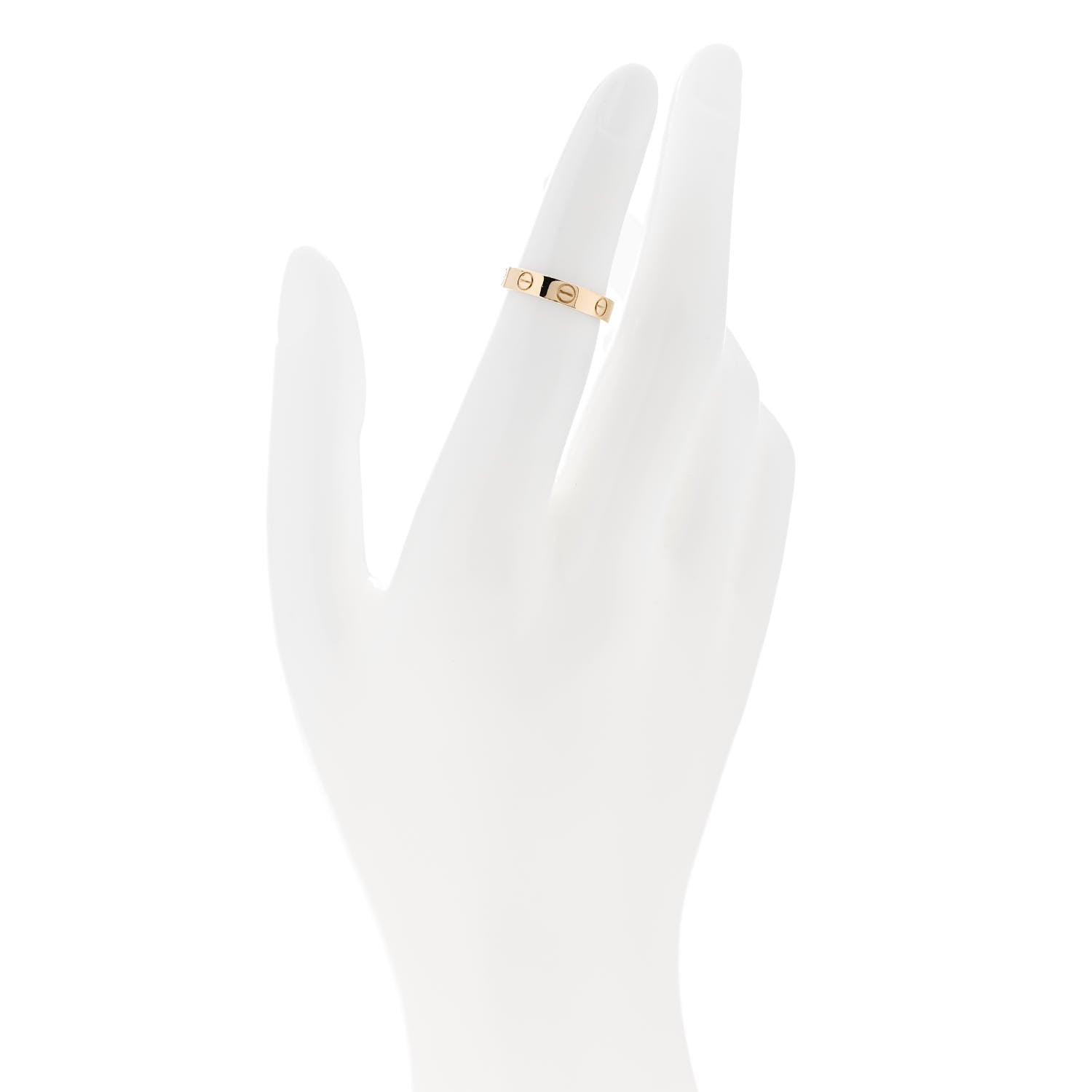 Cartier 18K Yellow Gold 3.5mm LOVE Wedding Band Ring 47 4 2 of 4