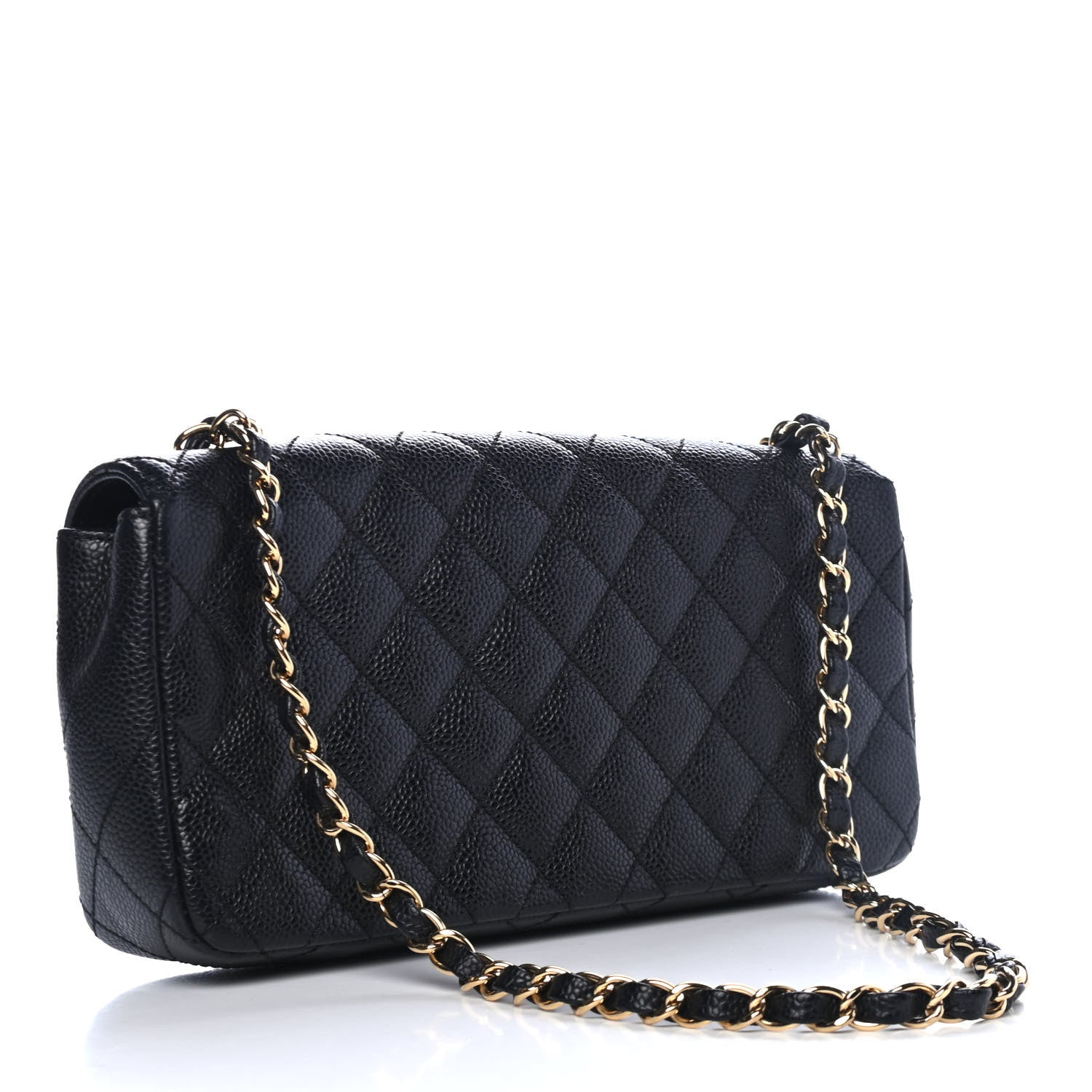 Chanel Caviar Quilted East West Flap Black 2 of 4