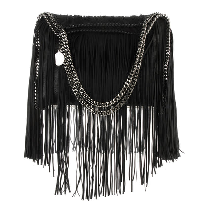 Stella McCartney Eco Suede Fringe Falabella Tote Black 1 of 6