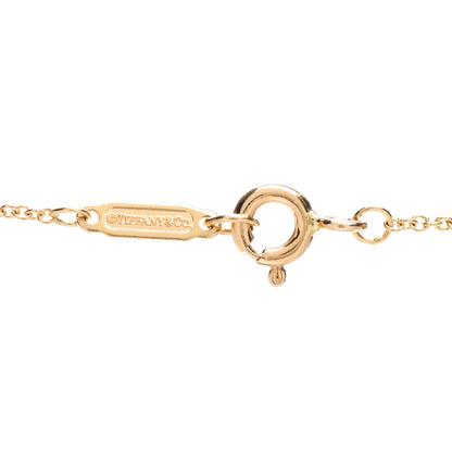 Tiffany 18K Yellow Gold Return To Tiffany Round Key Pendant Necklace 4 of 4