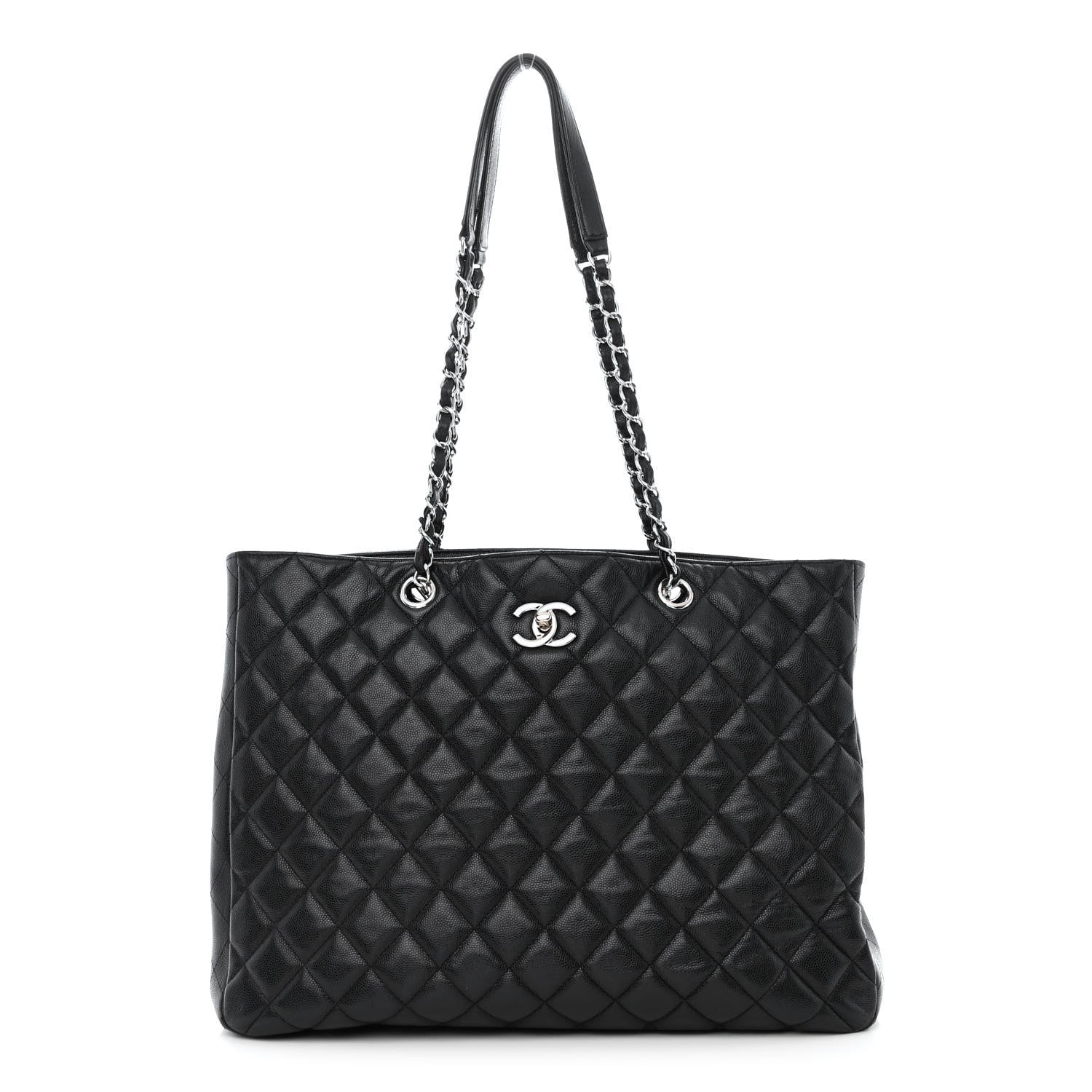 Chanel Caviar Quilted Large Shopping Tote Black 1 of 12