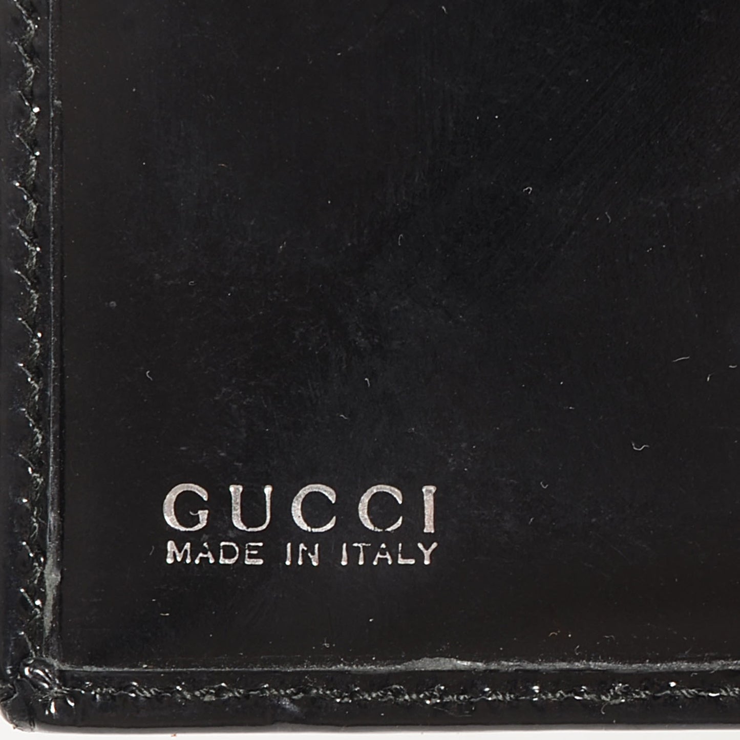 Patent Leather Blondie Continental Wallet Black