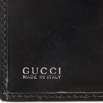 Gucci Patent Leather Blondie Continental Wallet Black 6 of 7