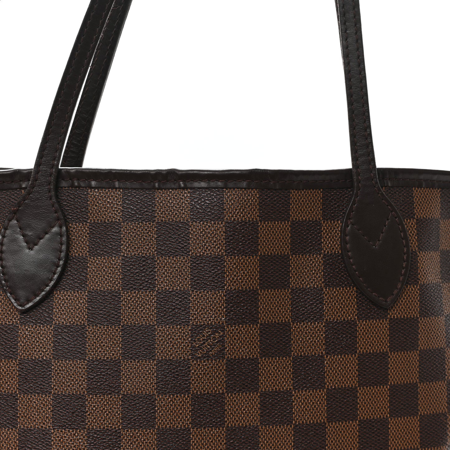 Damier Ebene Neo Neverfull MM Rose Ballerine