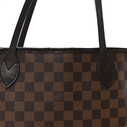 Louis Vuitton Damier Ebene Neo Neverfull MM Rose Ballerine 9 of 12