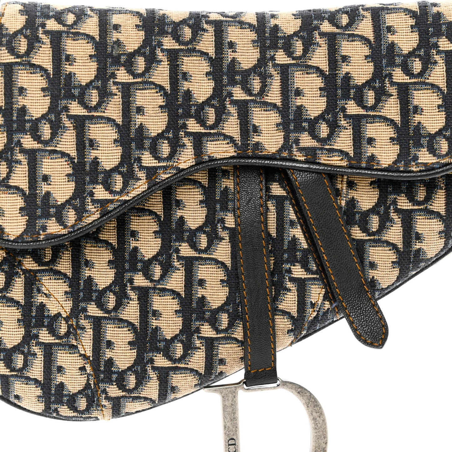 Monogram Saddle Bag Blue
