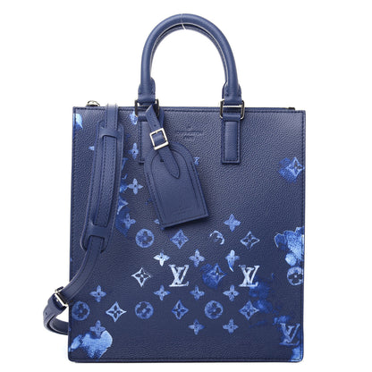 Louis Vuitton Monogram Ink Watercolor Sac Plat Zippé Blue 1 of 9