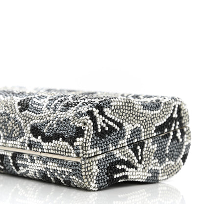 Judith Leiber Swarovski Crystal Minaudiere Clutch Silver Multicolor 12 of 12