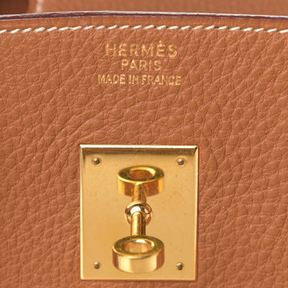 Hermes Togo Birkin 35 Gold 6 of 15
