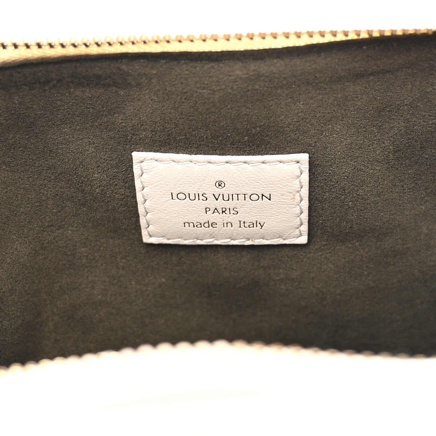 Louis Vuitton Lambskin Embossed Monogram Coussin PM Cream 8 of 13