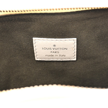 Louis Vuitton Lambskin Embossed Monogram Coussin PM Cream 8 of 13