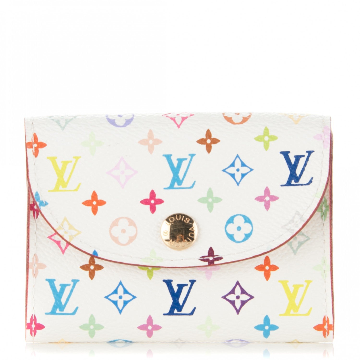 Louis Vuitton Monogram Multicolor Business Card Holder White 1 of 6