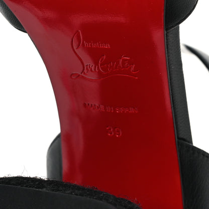 Christian Louboutin Nappa Summer Mariza 85 Sandals 39 Black 7 of 10